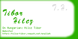 tibor hilcz business card